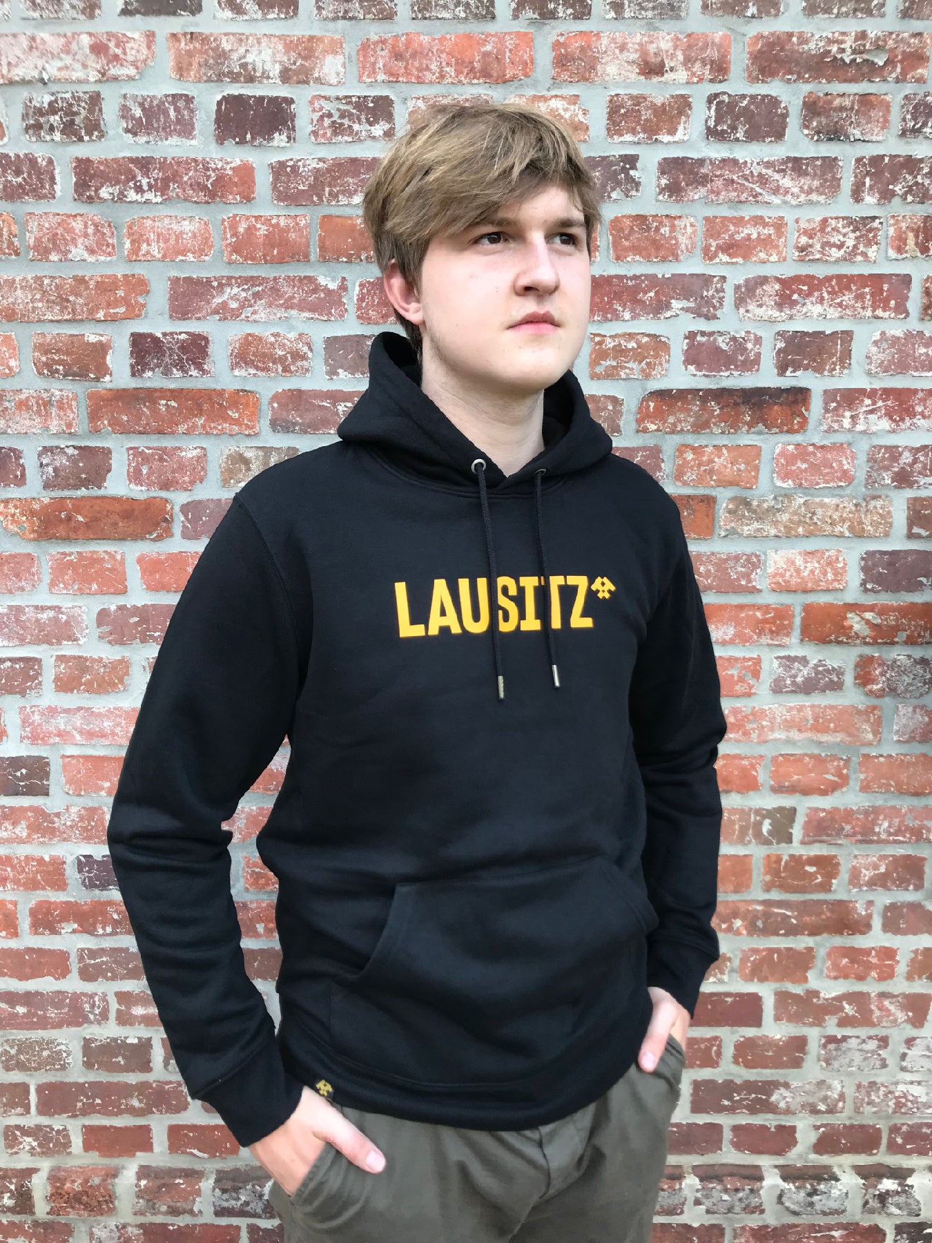 Hoodie LAUSITZ unisex schwarz